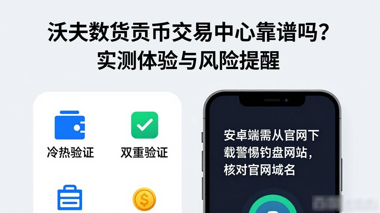 沃夫数字货币交易中心靠谱吗？实测体验与风险提醒