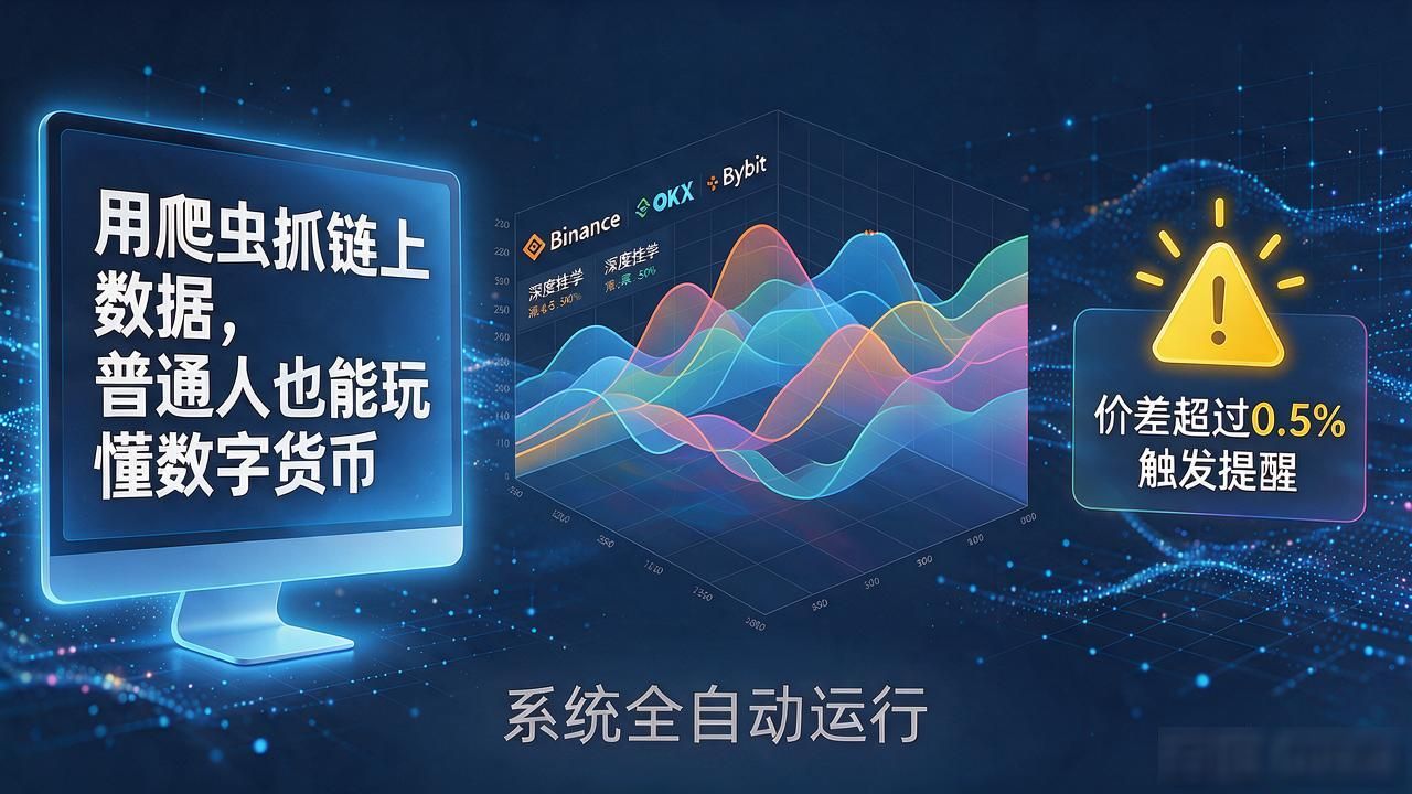 用爬虫抓链上数据，普通人也能玩懂数字货币