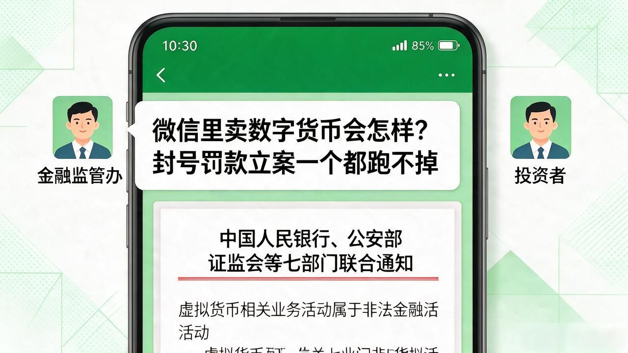 个人微信交易USDT法律后果_微信里卖数字货币_微信卖数字货币封号风险