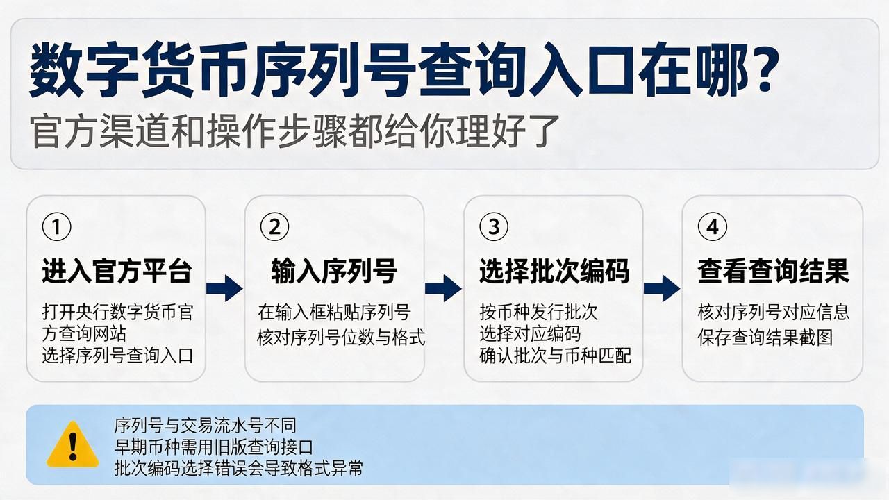 数字货币序列号查询_发行方平台查询路径_数字货币序列号查询