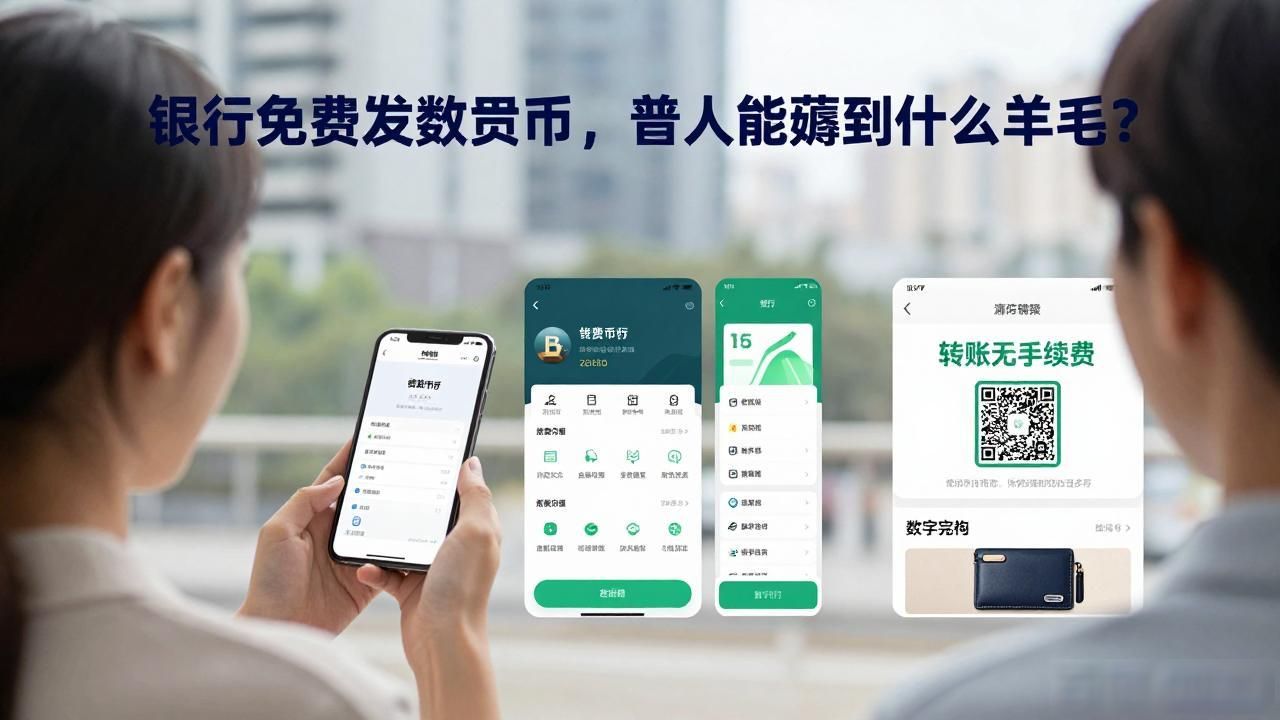银行免费发数字货币，普通人能薅到什么羊毛？
