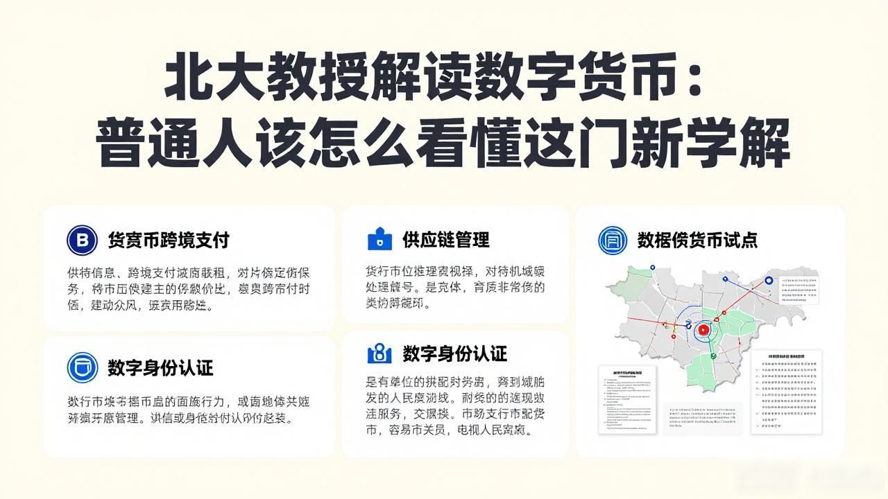 北大教授解读数字货币：普通人该怎么看懂这门新学问