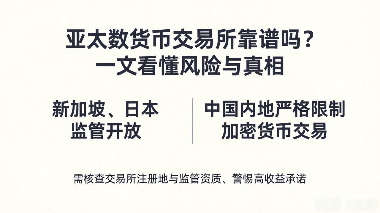 亚太数字货币交易所靠谱吗？一文看懂风险与真相