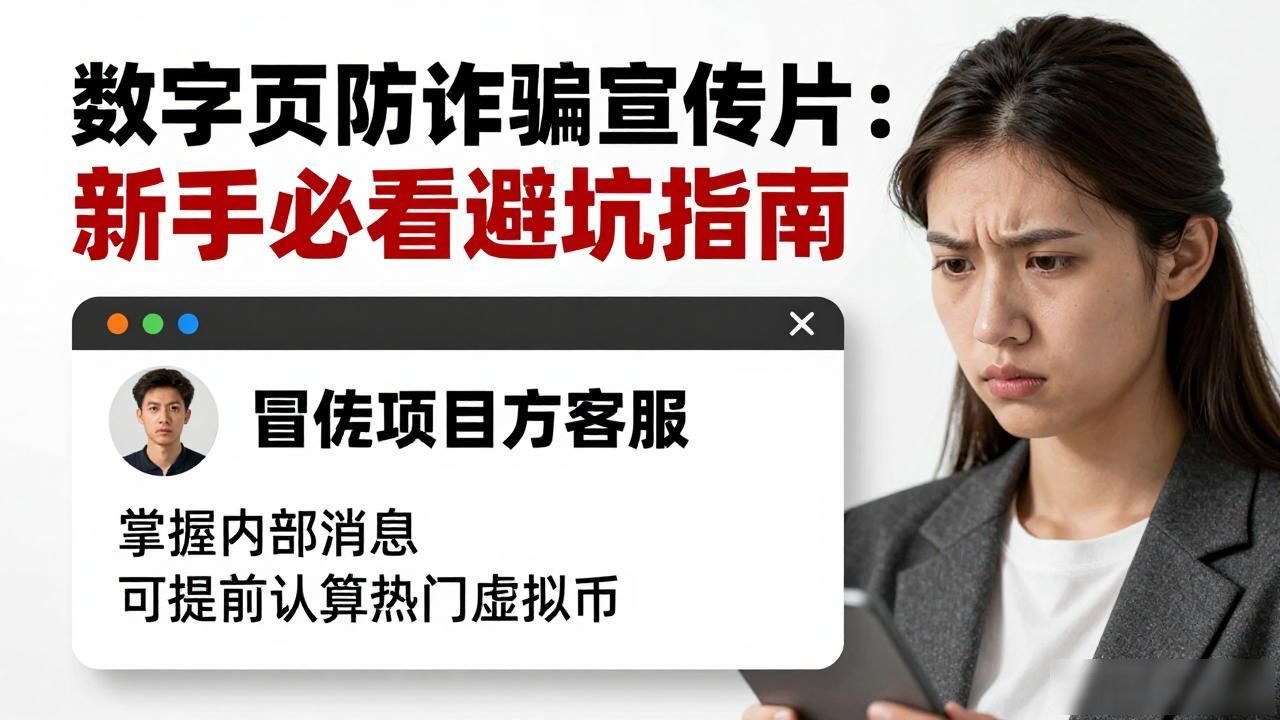 数字货币防诈骗宣传片：新手必看避坑指南