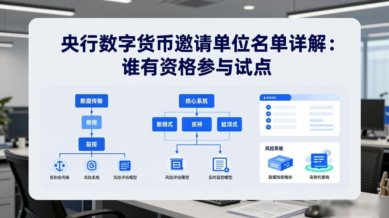 央行数字货币邀请单位名单详解：谁有资格参与试点