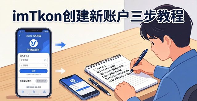 imToken创建新账户三步教程