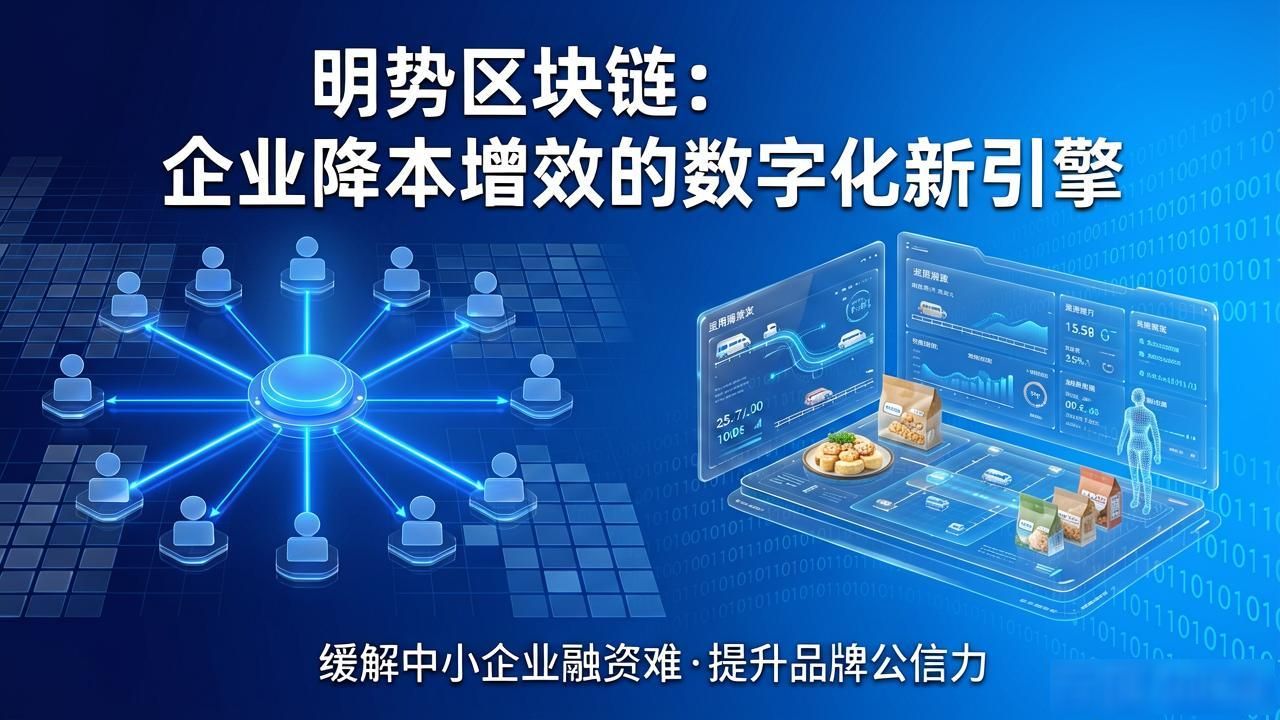 明势区块链：企业降本增效的数字化新引擎