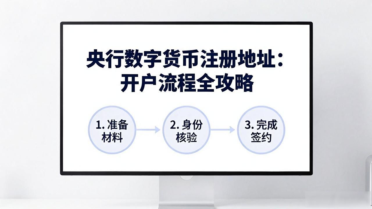 央行数字货币注册地址：开户流程全攻略