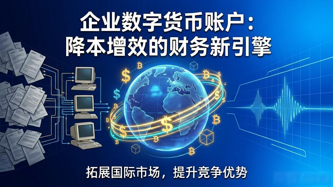 企业数字货币账户：降本增效的财务新引擎