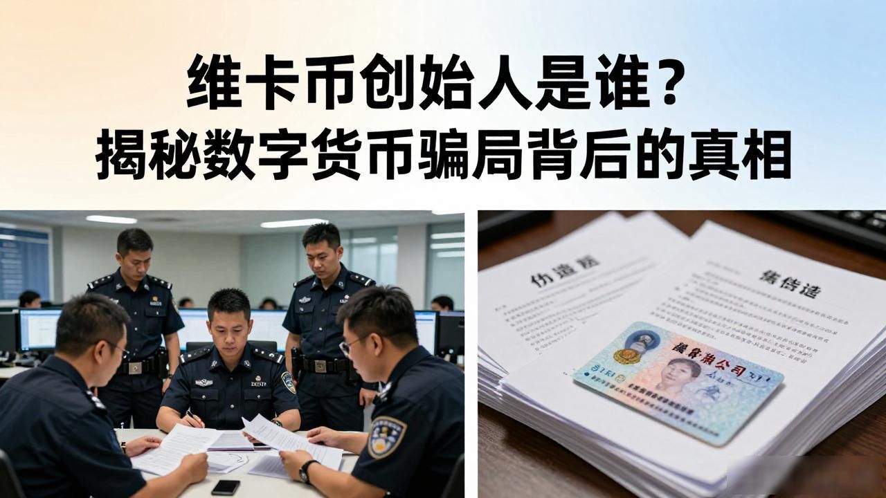 维卡币创始人是谁？揭秘数字货币骗局背后的真相