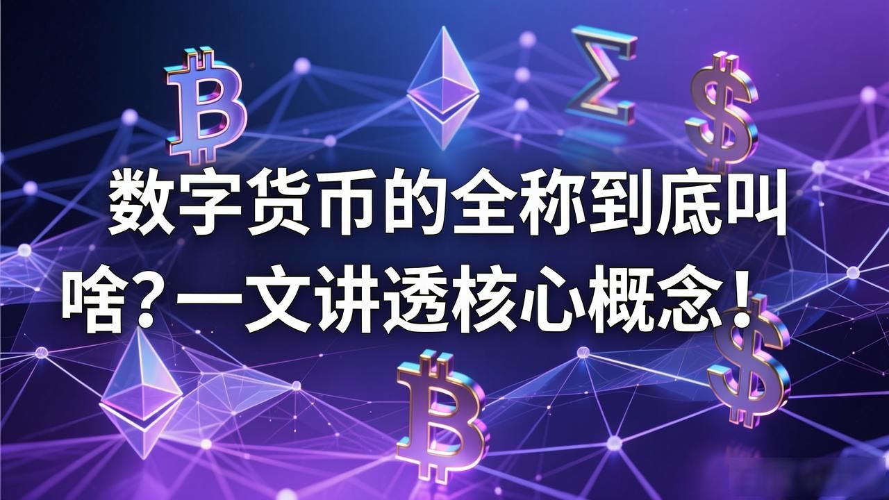 数字货币的全称到底叫啥？一文讲透核心概念