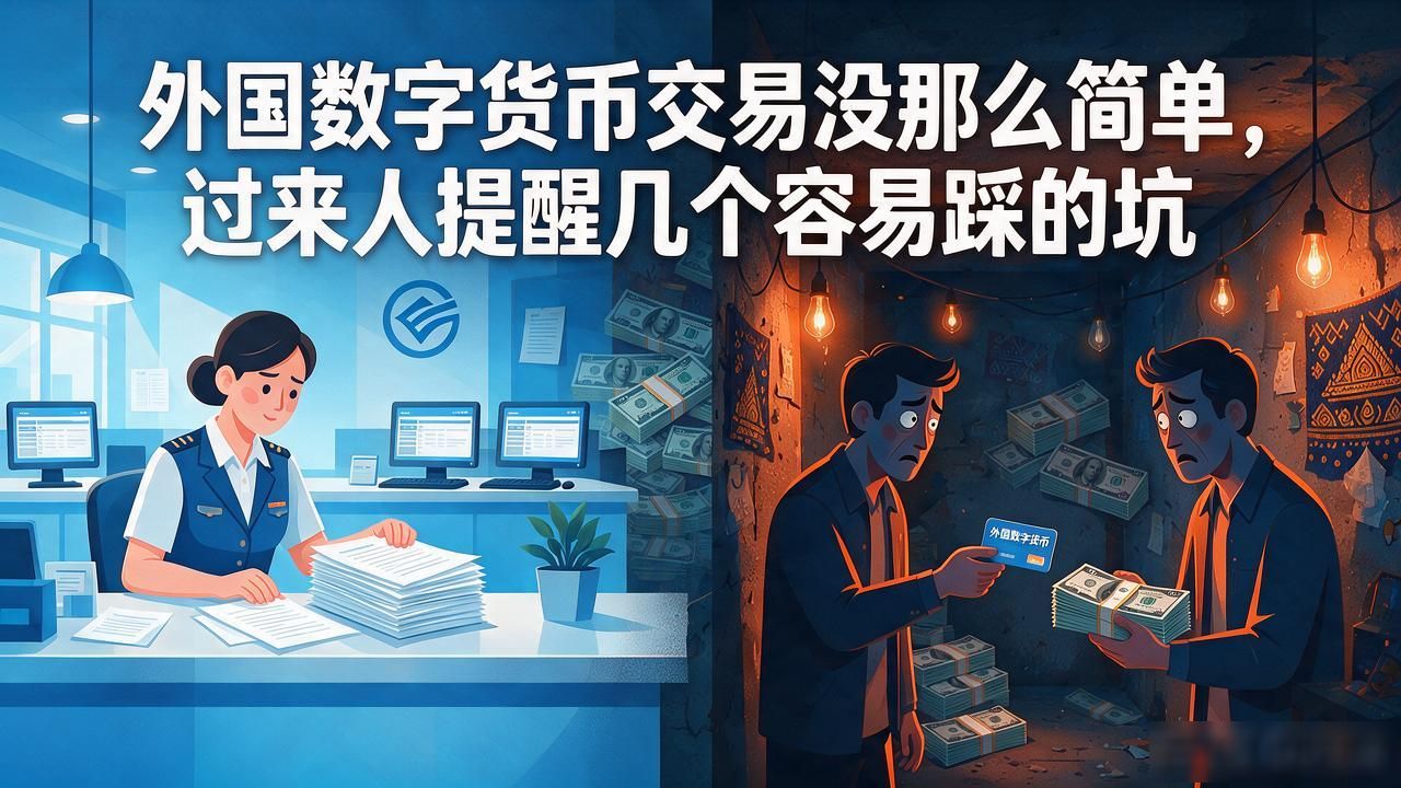 外国数字货币交易没那么简单，过来人提醒几个容易踩的坑