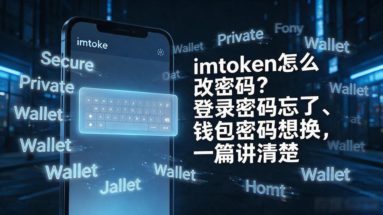 imtoken怎么改密码？登录密码忘了、钱包密码想换，一篇讲清楚