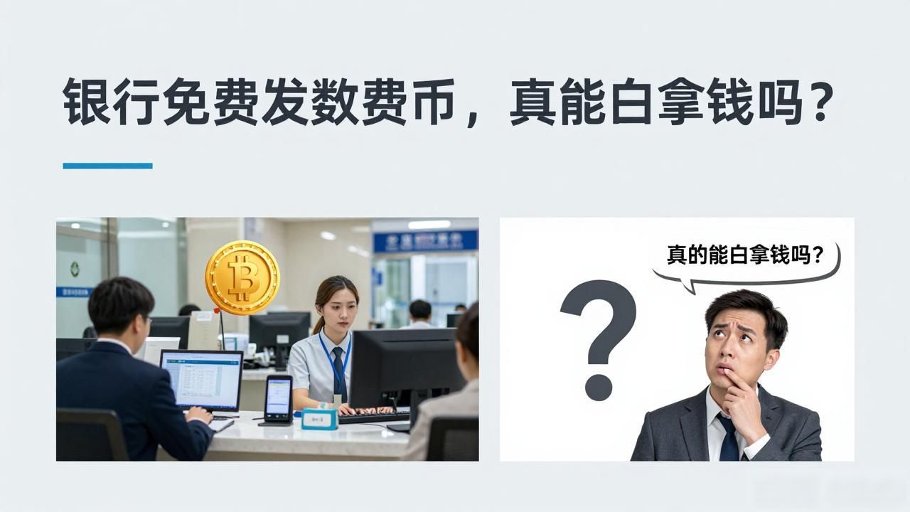银行免费发数字货币，真能白拿钱吗？