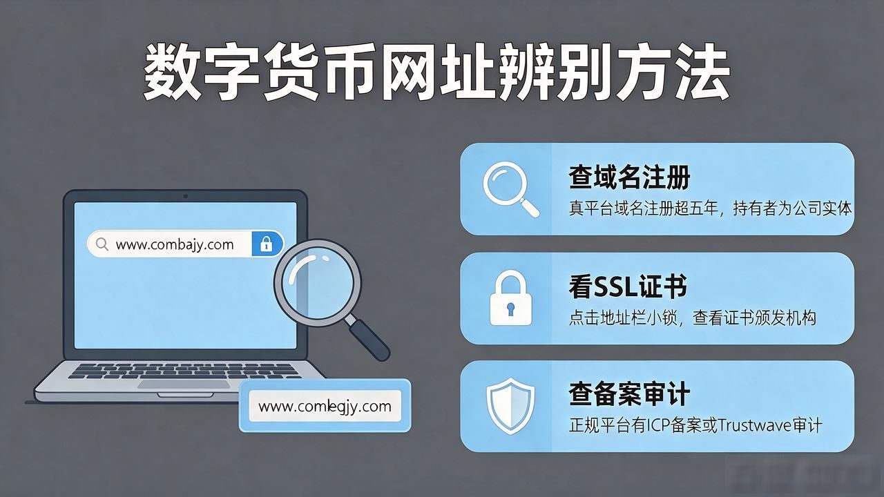 找数字货币通用网址别乱点，普通人避开假网站就记住这几句话就够了