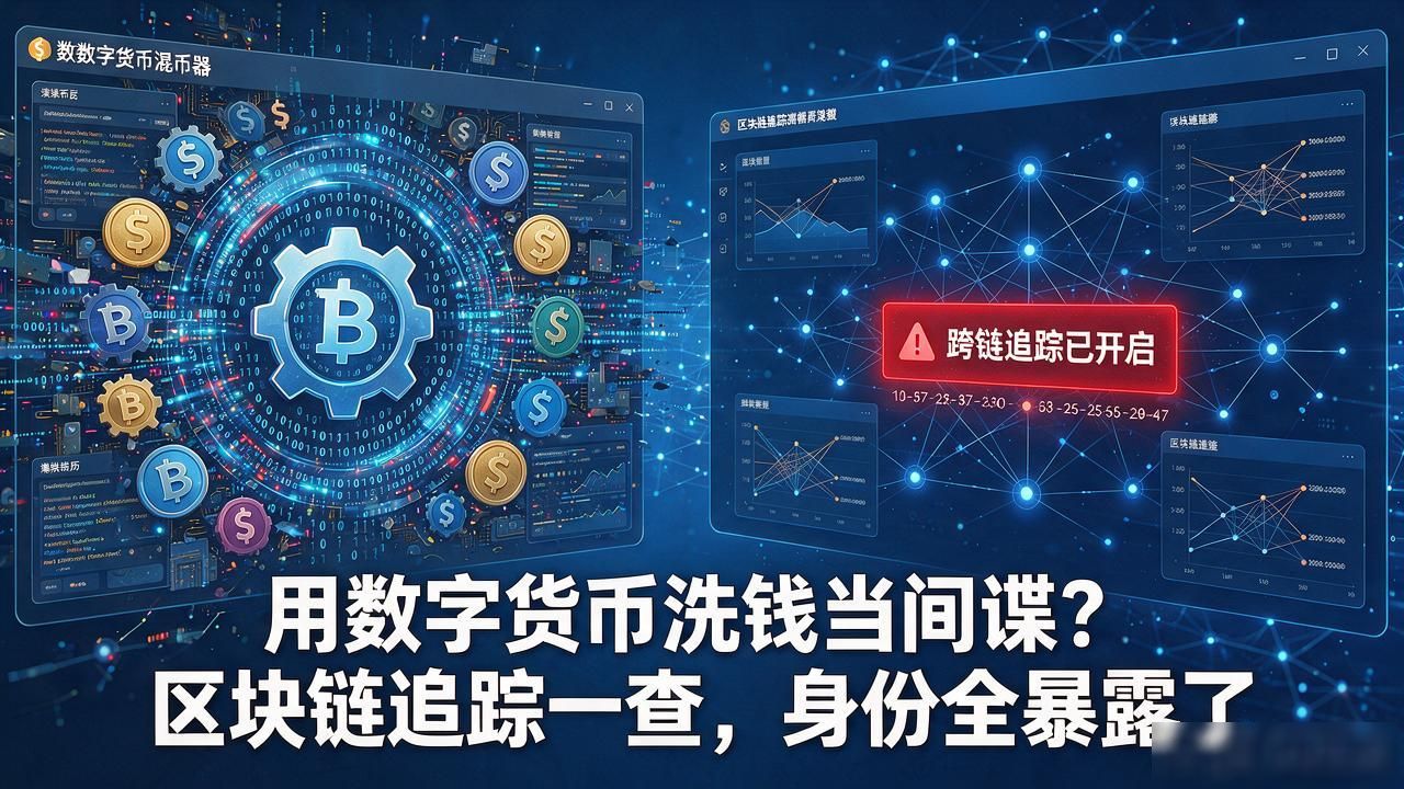用数字货币洗钱当间谍？区块链追踪一查，身份全暴露了