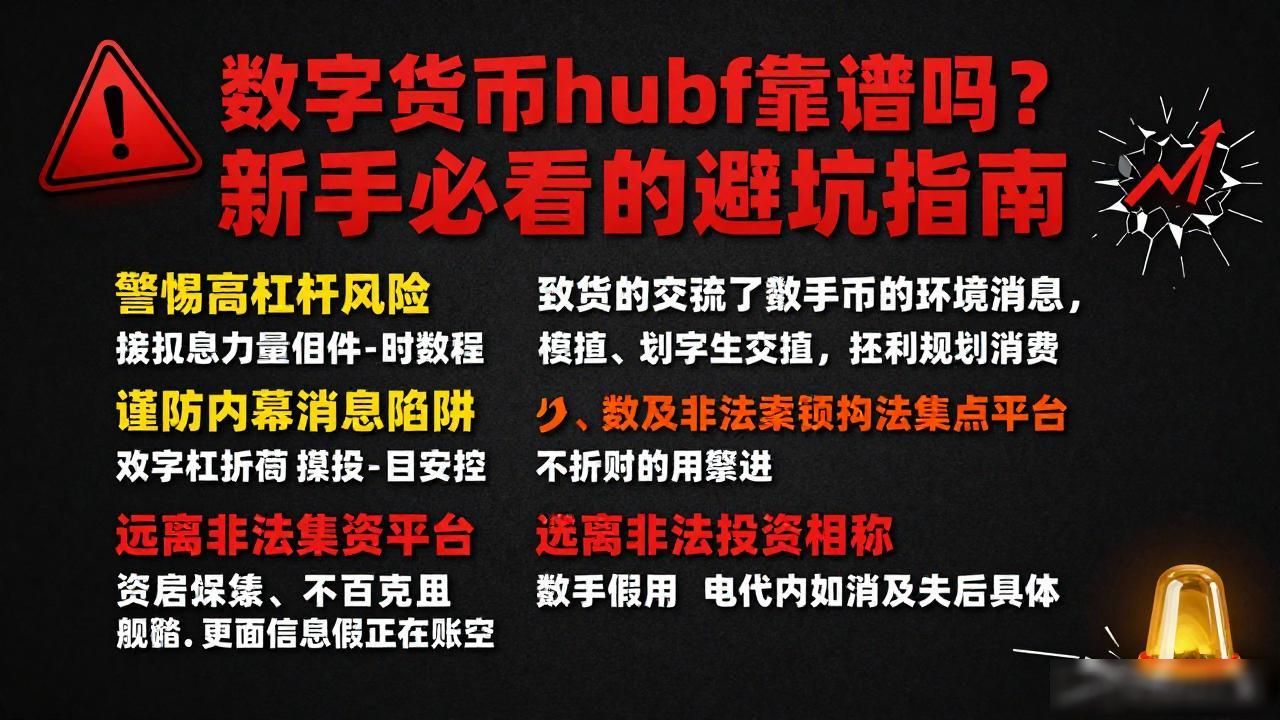 数字货币hubf靠谱吗？新手必看的避坑指南