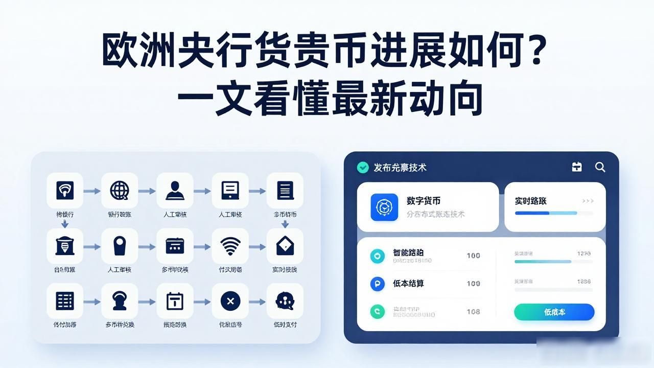 欧洲央行数字货币进展如何？一文看懂最新动向