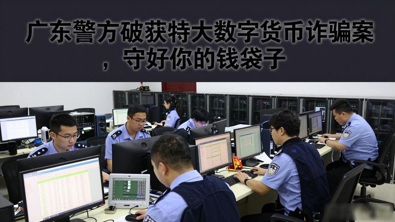 广东警方破获特大数字货币诈骗案，守好你的钱袋子