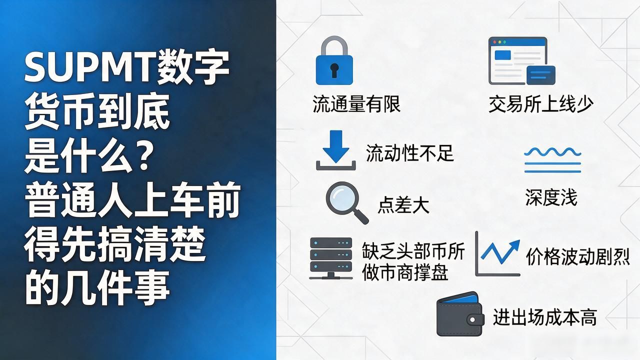 SUPMT数字货币到底是什么？普通人上车前得先搞清楚的几件事
