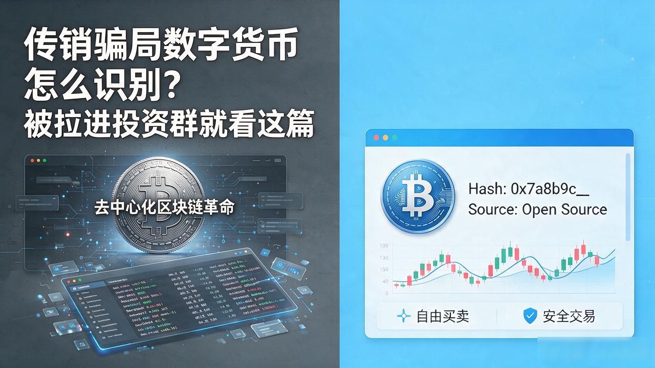 传销骗局数字货币怎么识别？被拉进投资群就看这篇