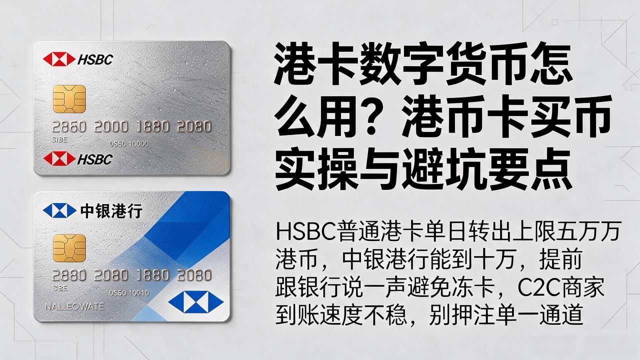 港卡数字货币怎么用？港币卡买币实操与避坑要点