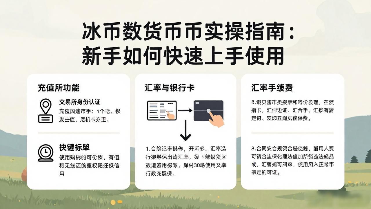 冰币数字货币实操指南：新手如何快速上手使用