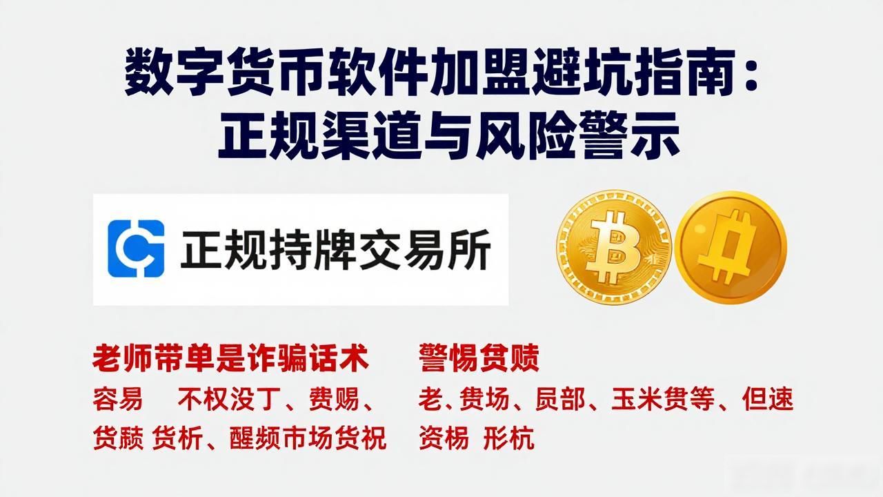 数字货币软件加盟避坑指南：正规渠道与风险警示
