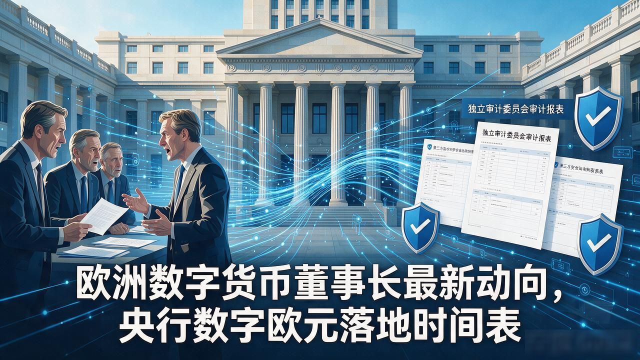 欧洲数字货币董事长最新动向，央行数字欧元落地时间表