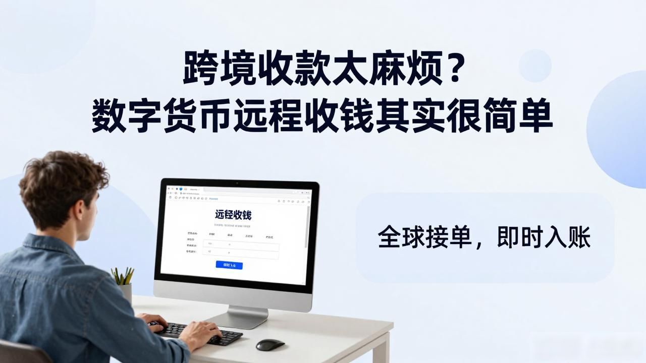跨境收款太麻烦？数字货币远程收钱其实很简单
