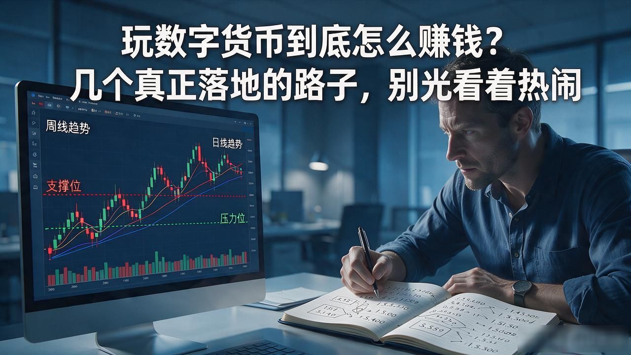 玩数字货币到底怎么赚钱？几个真正落地的路子，别光看着热闹