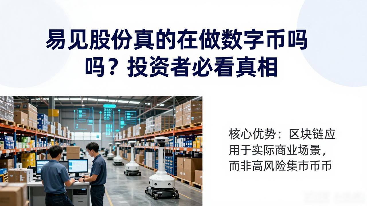 易见股份真的在做数字货币吗？投资者必看真相