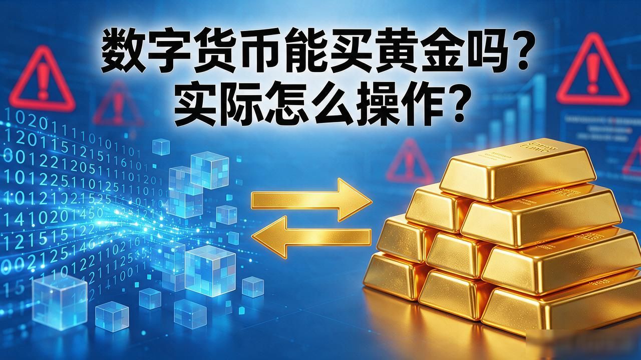 数字货币能买黄金吗？实际怎么操作