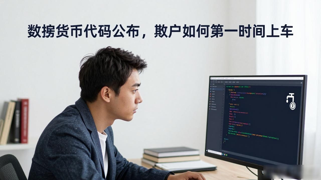 数字货币代码公布，散户如何第一时间上车