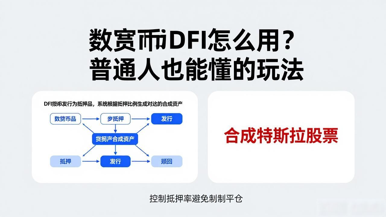 数字货币DFI怎么用？普通人也能懂的玩法
