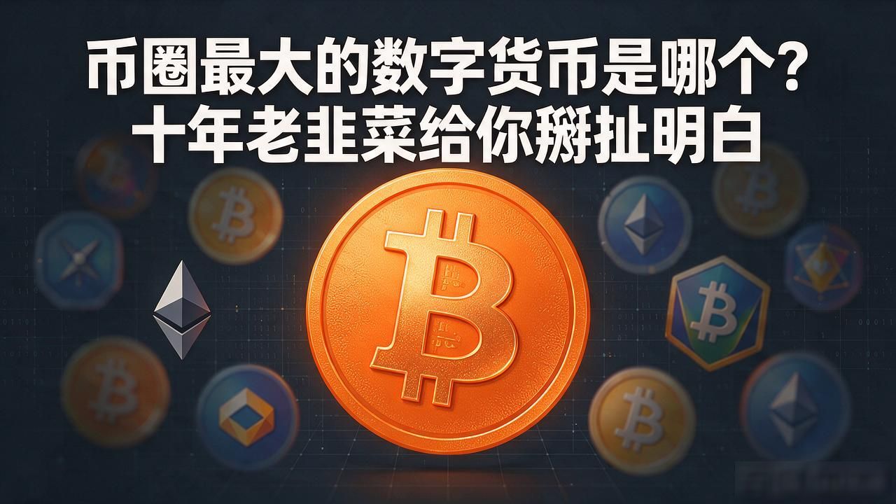 币圈最大的数字货币是哪个？十年老韭菜给你掰扯明白