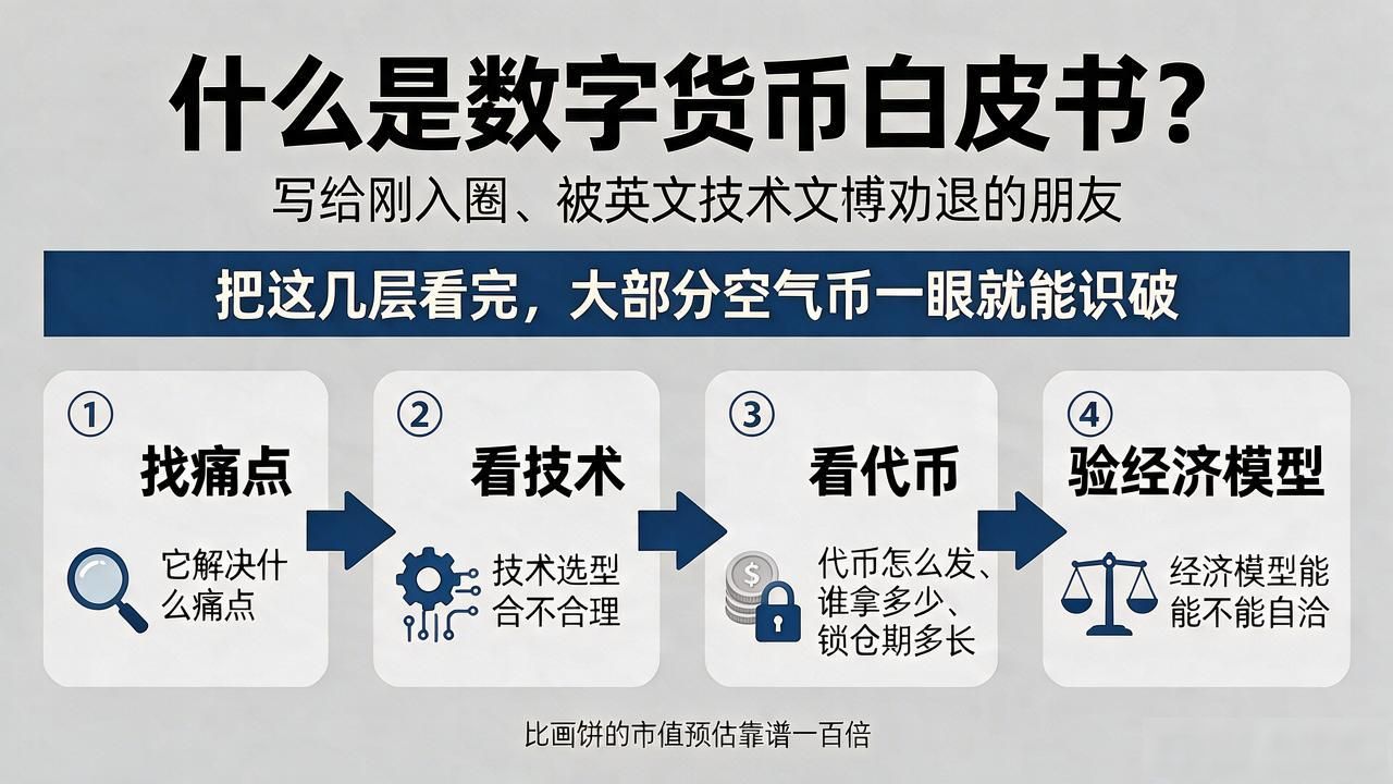 什么是数字货币白皮书？写给刚入圈、被英文技术文档劝退的朋友