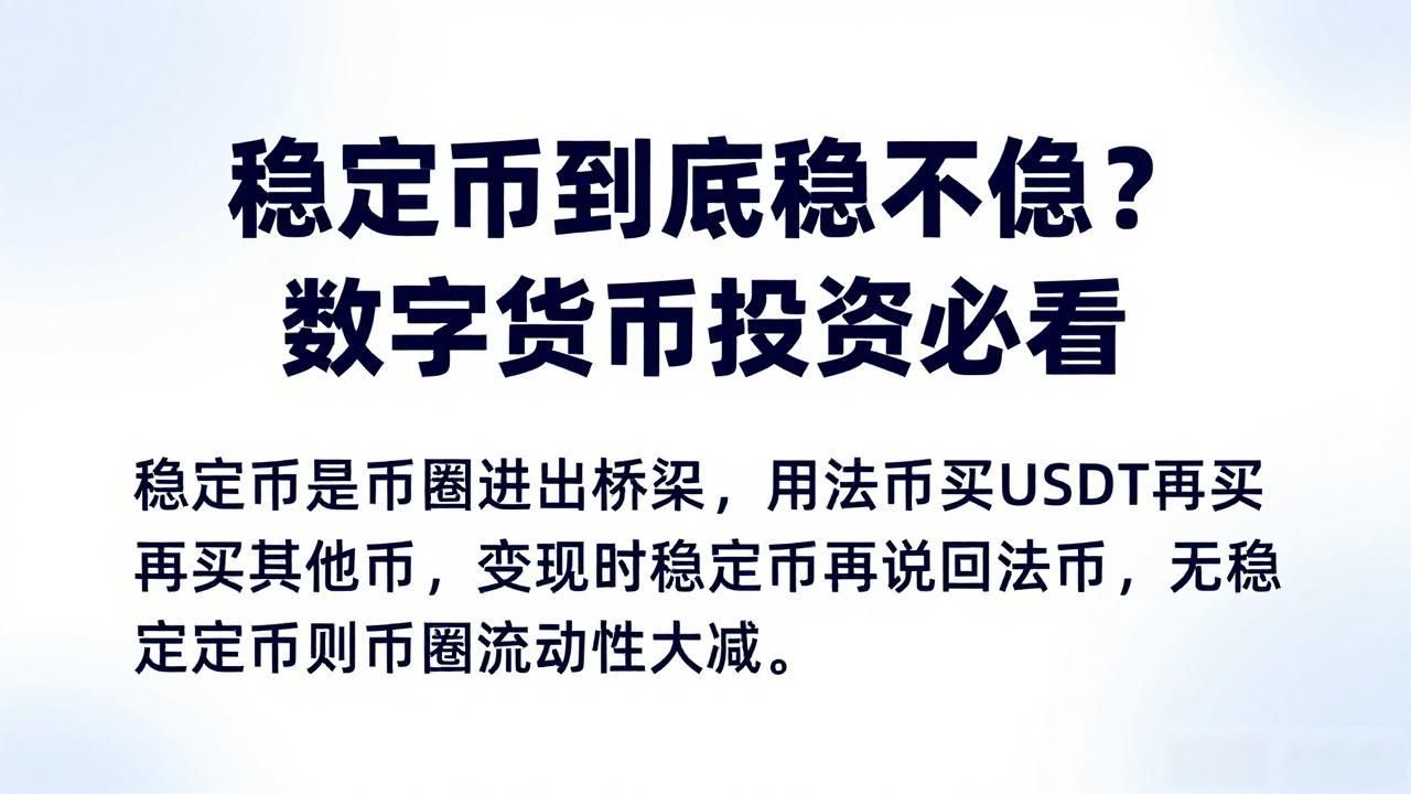 稳定币的原理_稳定币的风险_数字货币稳定币