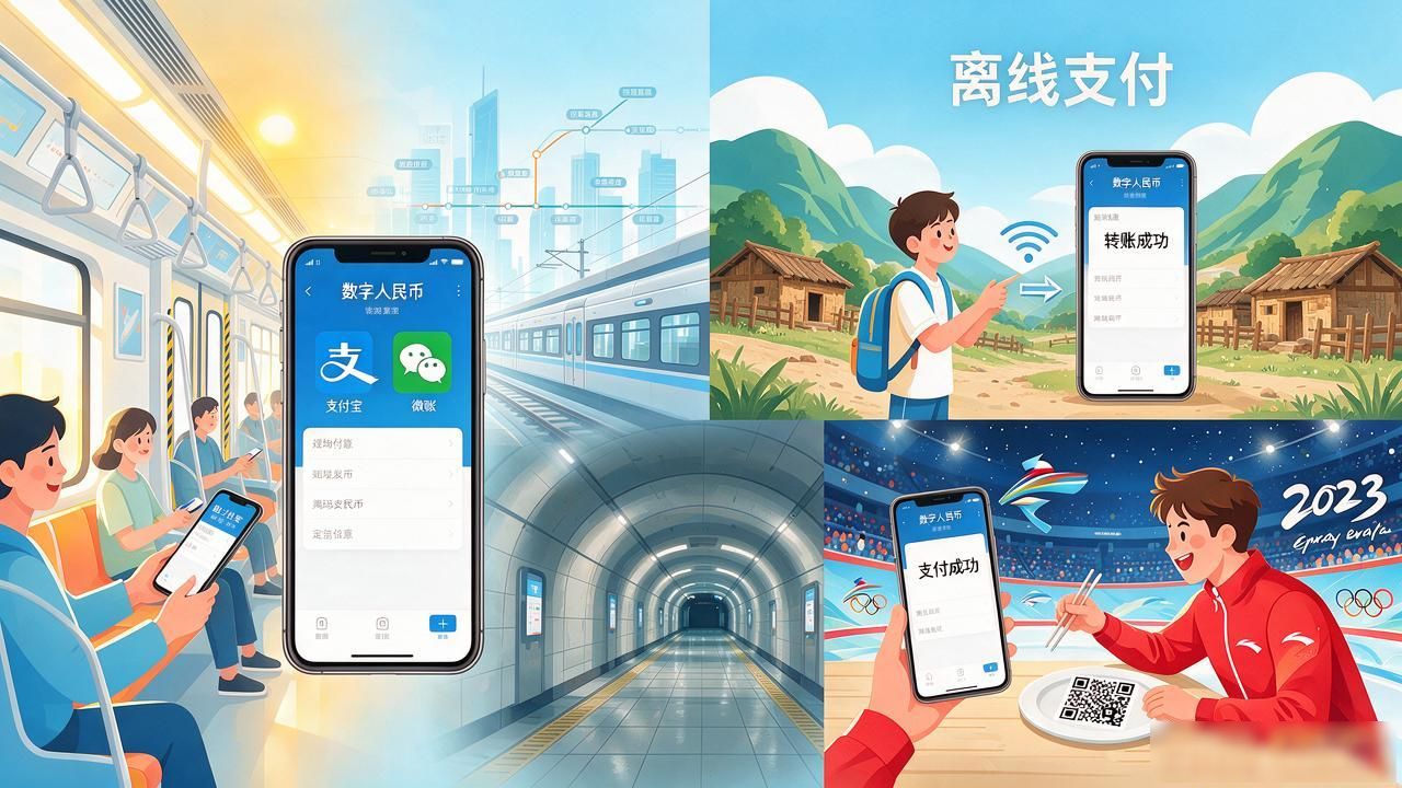 数字人民币离线支付应用场景_数字人民币与比特币的核心区别_中国数字货币大揭秘
