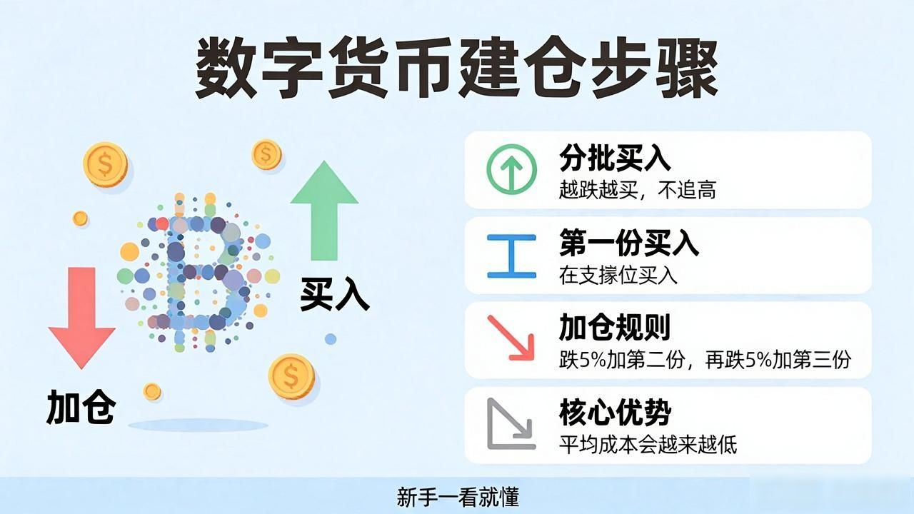 数字货币建仓步骤图解：新手一看就懂